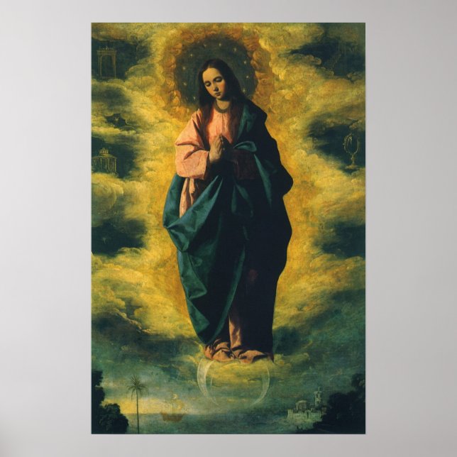 Francisco de Zurbarans maktmissbruk Poster (Framsidan)