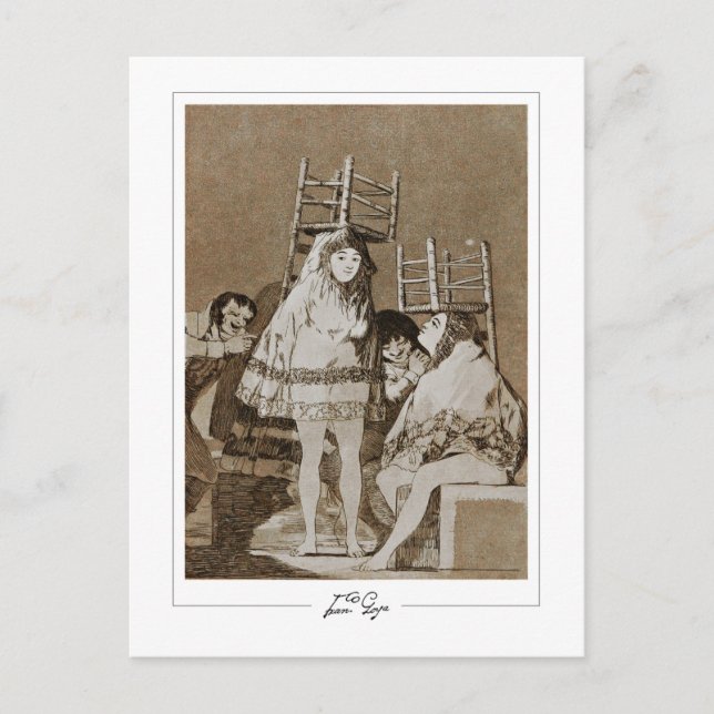 Francisco Goya #101 - vykort för konst (Framsida)