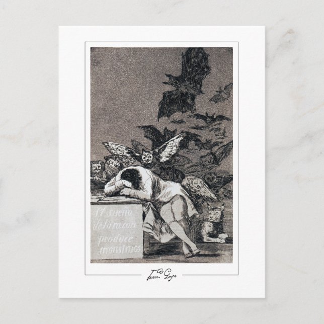 Francisco Goya #102 - Fint konst-kort Vykort (Framsida)