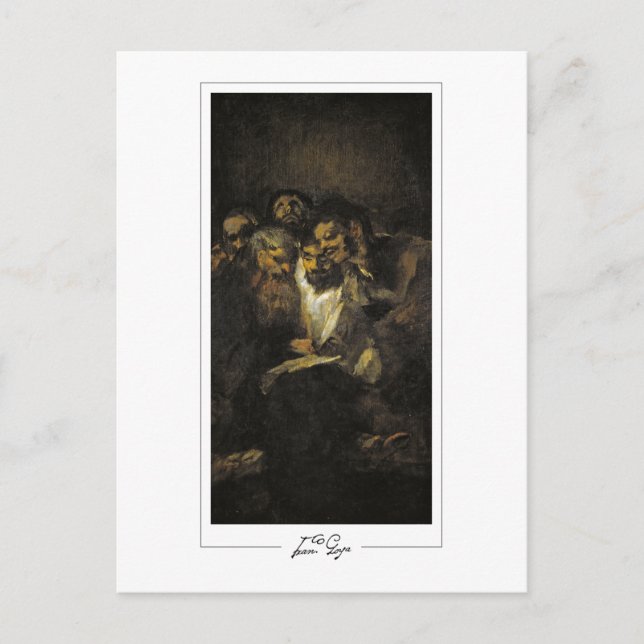 Francisco Goya #179 - Finkonst Vykort (Framsida)