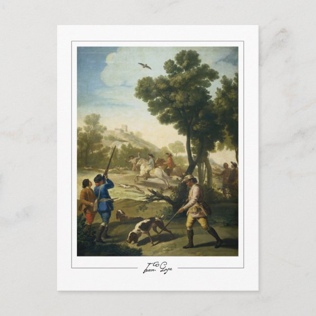 Francisco Goya #209 - Finkonst Vykort (Framsida)