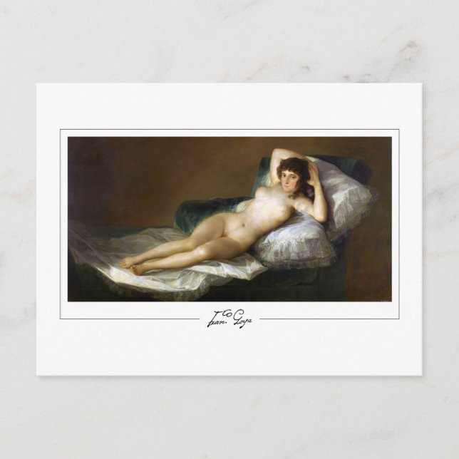 Francisco Goya #251 - Finkonst Vykort (Framsida)