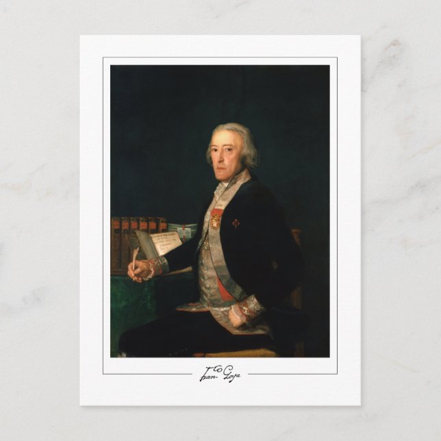 Francisco Goya #265 - Finkonst Vykort (Framsida)