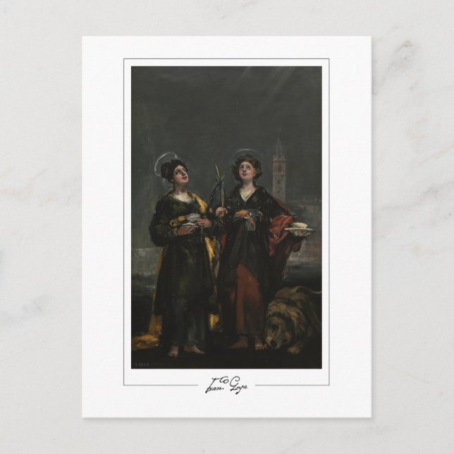 Francisco Goya #33 - Finkonst Vykort (Framsida)