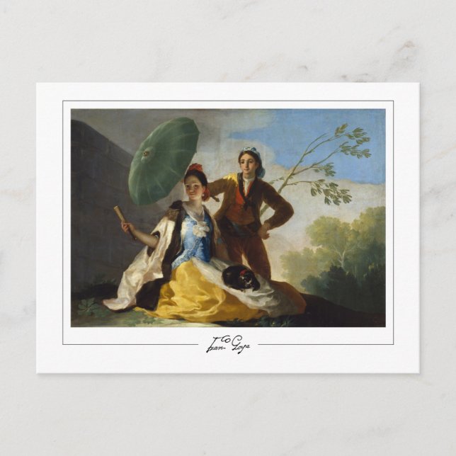 Francisco Goya #403 - Finkonst Vykort (Framsida)