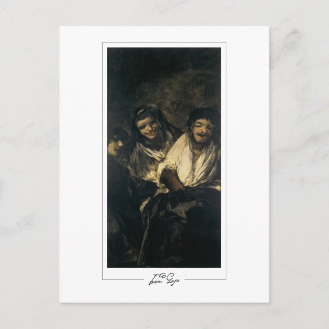 Francisco Goya #433 - Finkonst Vykort (Framsida)