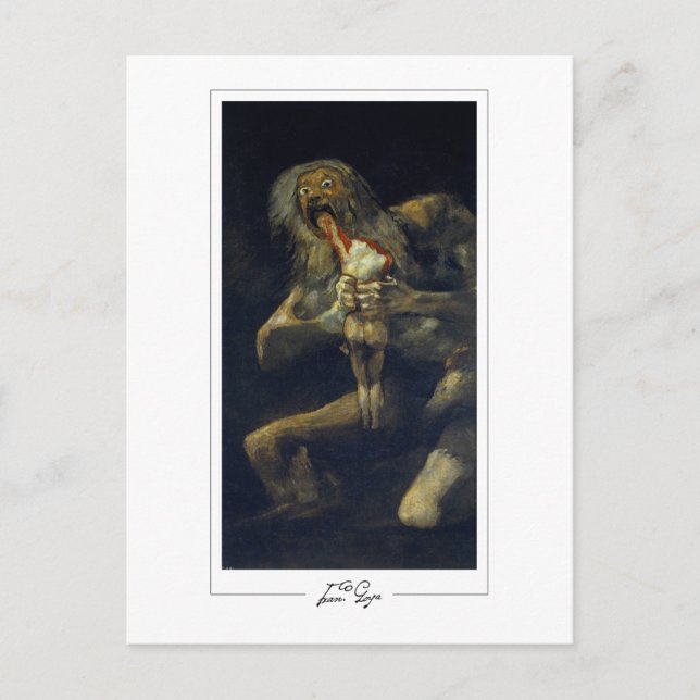 Francisco Goya #457 - Finkonst Vykort (Framsida)