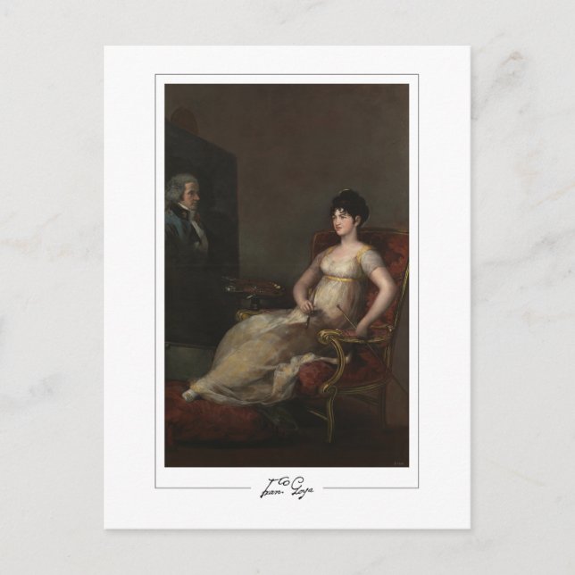 Francisco Goya #468 - Finkonst Vykort (Framsida)