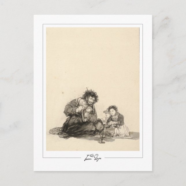 Francisco Goya #484 - Finkonst Vykort (Framsida)