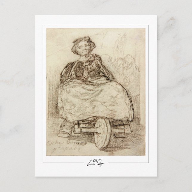 Francisco Goya #502 - Finkonstkort Vykort (Framsida)