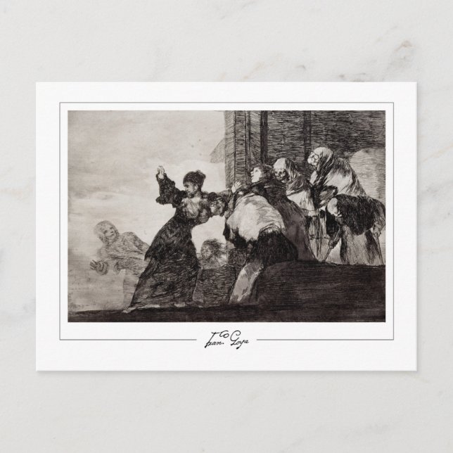 Francisco Goya #504 - Finkonstkort Vykort (Framsida)