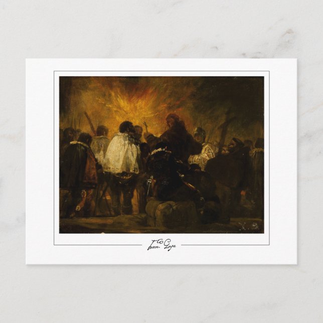 Francisco Goya #506 - Finkonstkort Vykort (Framsida)