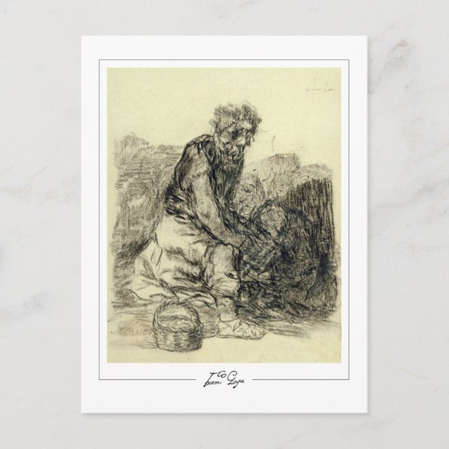 Francisco Goya #508 - Finkonst Postkort Vykort (Framsida)