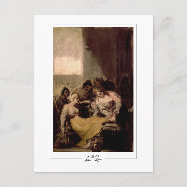 Francisco Goya #515 - Finkonstkort Vykort (Framsida)