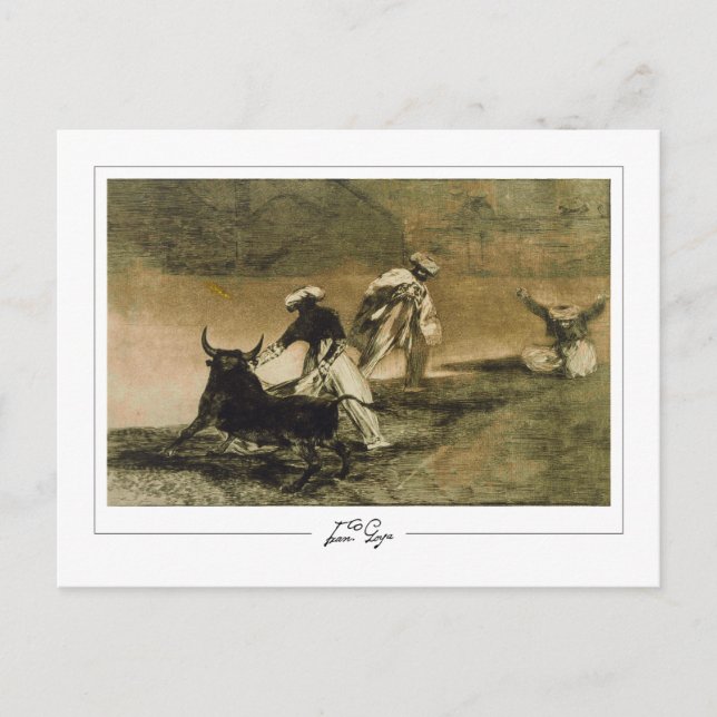 Francisco Goya #527 - Finkonst Postkort Vykort (Framsida)