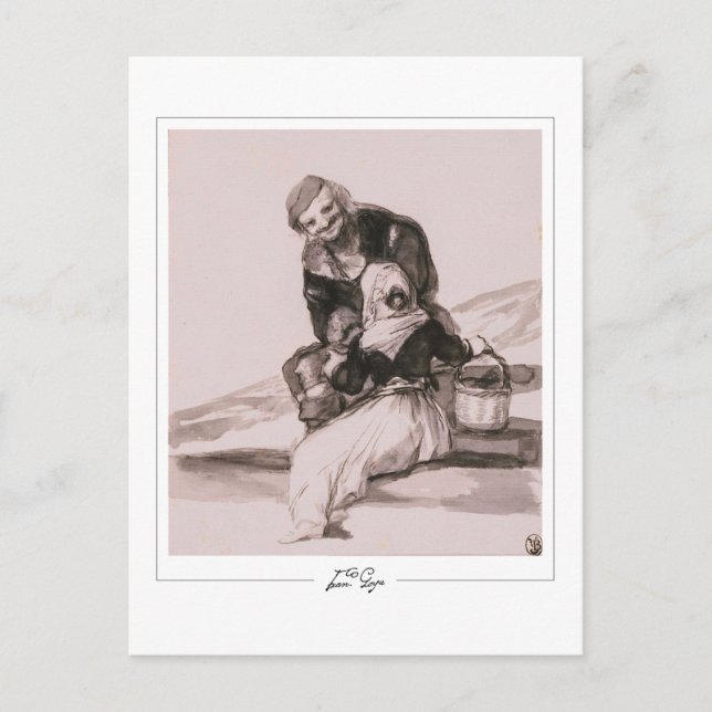 Francisco Goya #528 - Finkonstkort Vykort (Framsida)