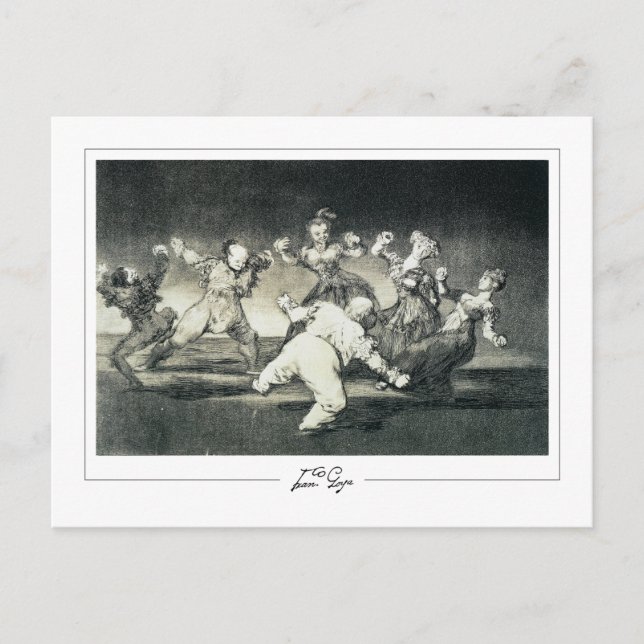 Francisco Goya #529 - Fint konstkort Vykort (Framsida)