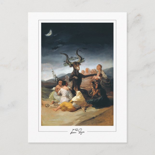Francisco Goya #6 - Finkonst Vykort (Framsida)