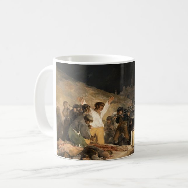 Francisco Goya, den tredje maj 1808 Kaffemugg (Framsida vänster)