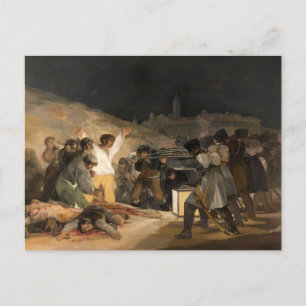 Francisco Goya, den tredje maj 1808 Vykort