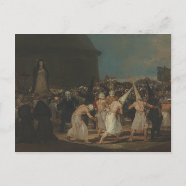 Francisco Goya - Flagellants Vykort (Framsida)