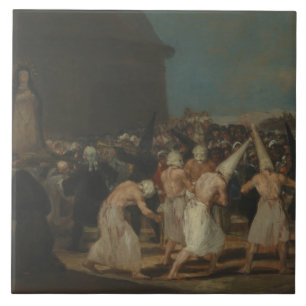 Francisco Goya - flagellantsna Kakelplatta