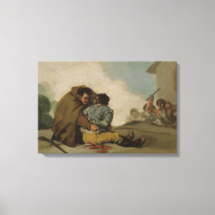 Francisco Goya - Friar Pedro Binds El Maragato Canvastryck