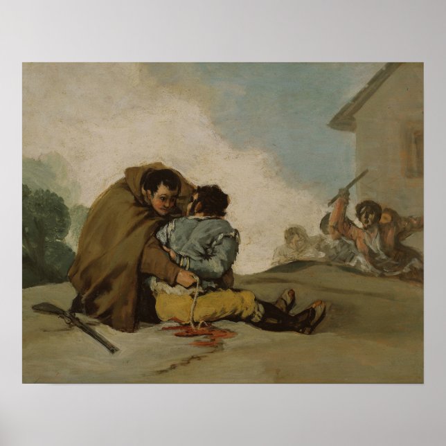 Francisco Goya - Friar Pedro Binds El Maragato Poster (Framsidan)