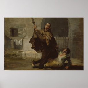 Francisco Goya - Friar Pedro Klubbs El Maragato Poster