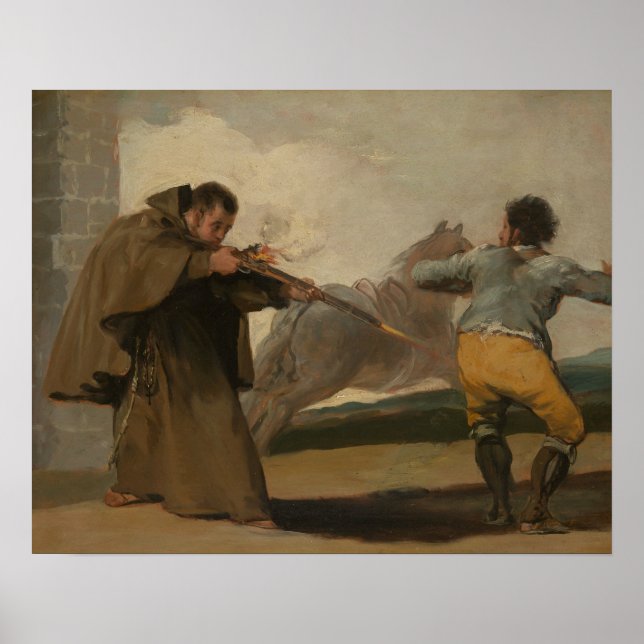 Francisco Goya - Friar Pedro Shoots El Maragato Poster (Framsidan)