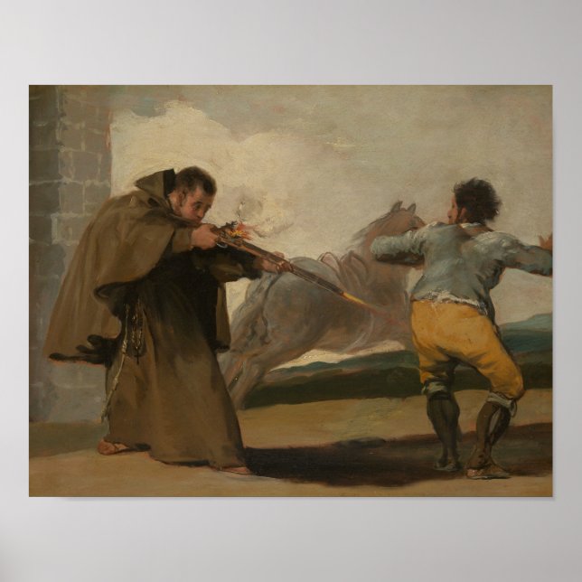 Francisco Goya - Friar Pedro Shoots El Maragato Poster (Framsidan)