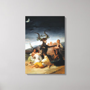 Francisco Goya häxa sabbat Canvastryck