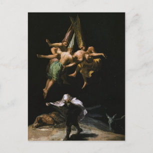 Francisco Goya - Häxor i luften Vykort