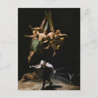 Francisco Goya - Häxor i luften Vykort