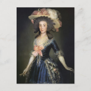 Francisco Goya- hertiginna Grefvinnan av Benavente Vykort