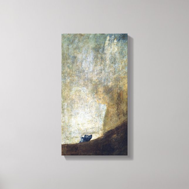 Francisco Goya Hund Canvastryck (Framsida)