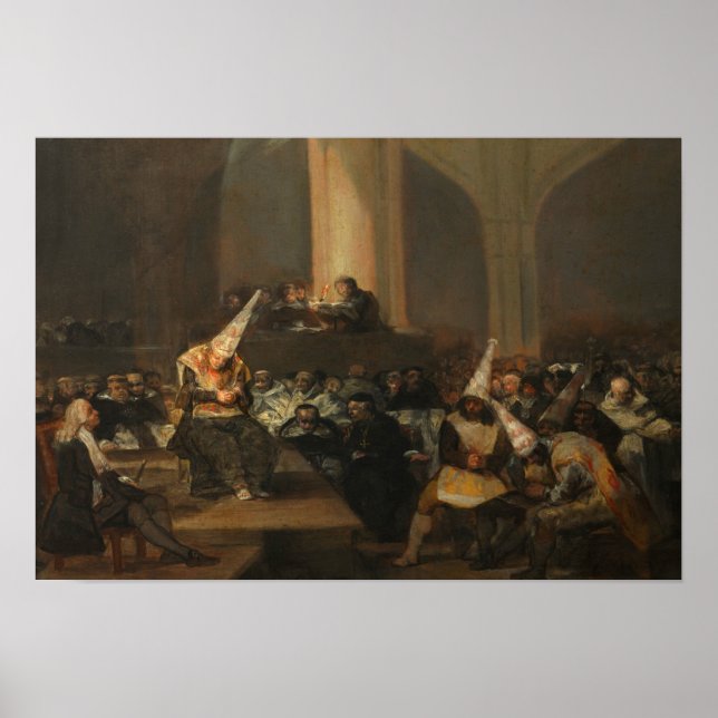 Francisco Goya - Inquisition Scene Poster (Framsidan)