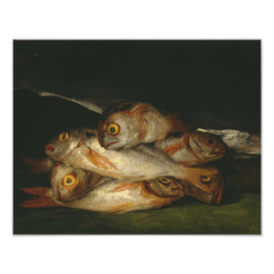 Francisco Goya - Livet med Golden Bream Fototryck
