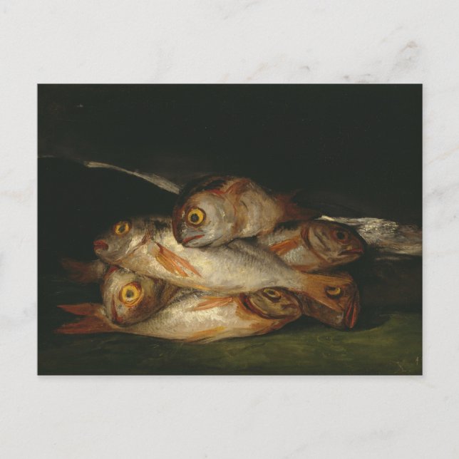 Francisco Goya - Livet med Golden Bream Vykort (Framsida)
