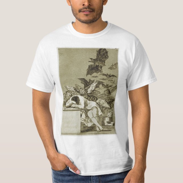 Francisco Goya - Orsakens sömn ger miljontals männ T Shirt (Framsida)