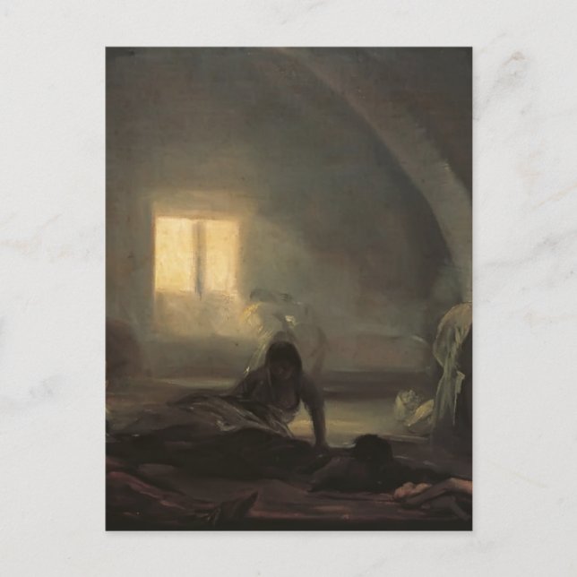 Francisco Goya- Plague Hospital Vykort (Framsida)
