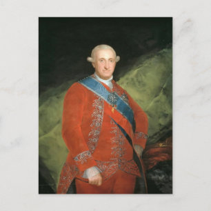 Francisco Goya- Porträtt i Charle IV av Spanien Vykort
