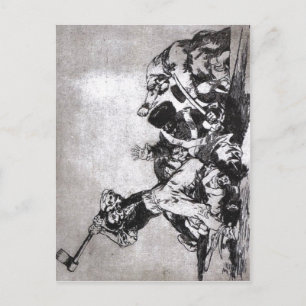 Francisco Goya, samma från Los desastres de la Vykort