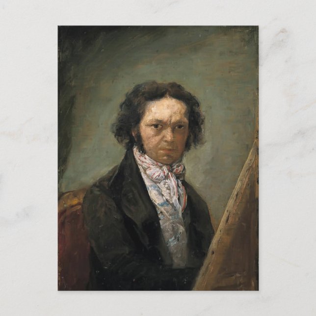 Francisco Goya-Självporträtt Vykort (Framsida)
