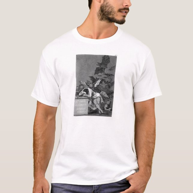 Francisco Goya- som sömn av resonerar, producerar T-shirt (Framsida)