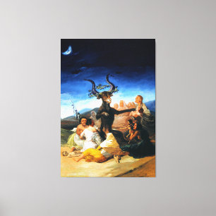FRANCISCO GOYA - Witches' Sabbath - 1798 - Canvastryck