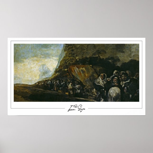 Francisco Goya Zedign Art Affisch #105 (Framsidan)
