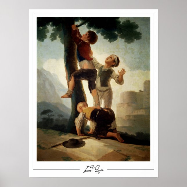 Francisco Goya Zedign Art Poster #171 (Framsidan)
