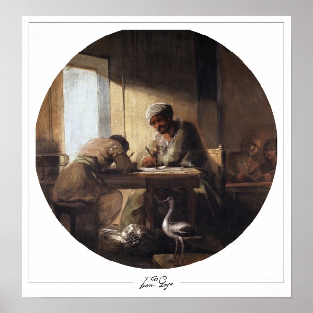 Francisco Goya Zedign Art Poster #258 (Framsidan)