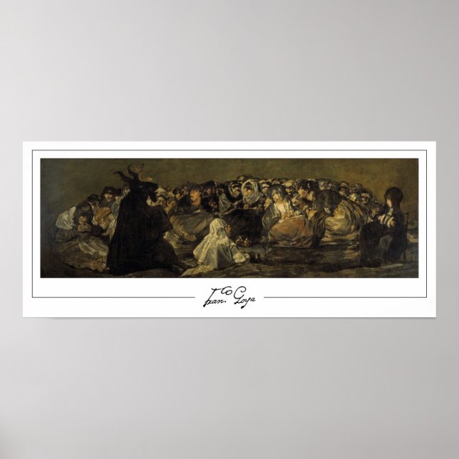 Francisco Goya Zedign Art Poster #262 (Framsidan)